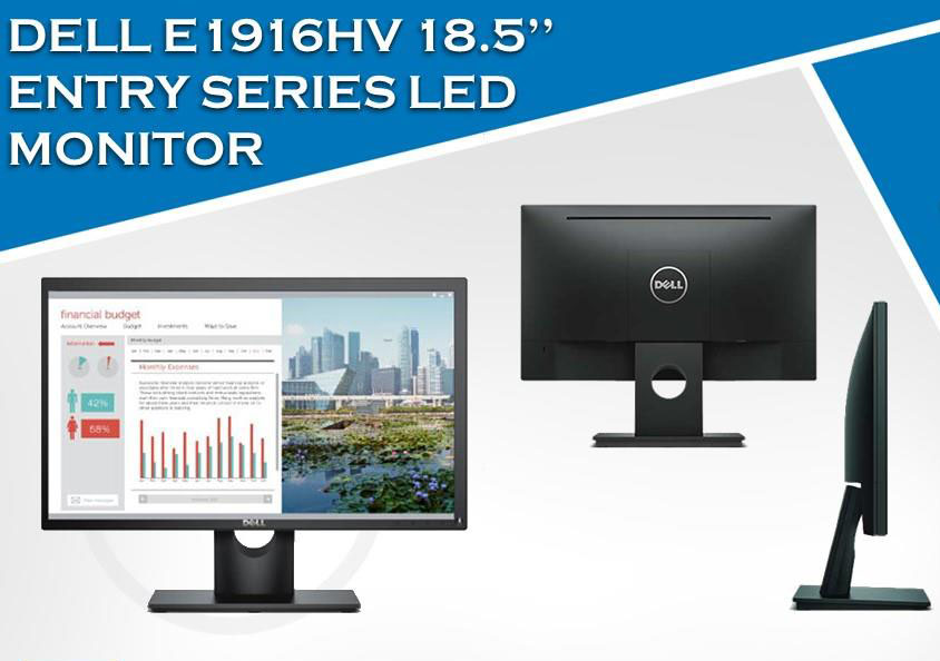 Màn hình Dell E1916HV (18.5 inch/HD/Wide LED/250cd/m²/VGA/60Hz/5ms)