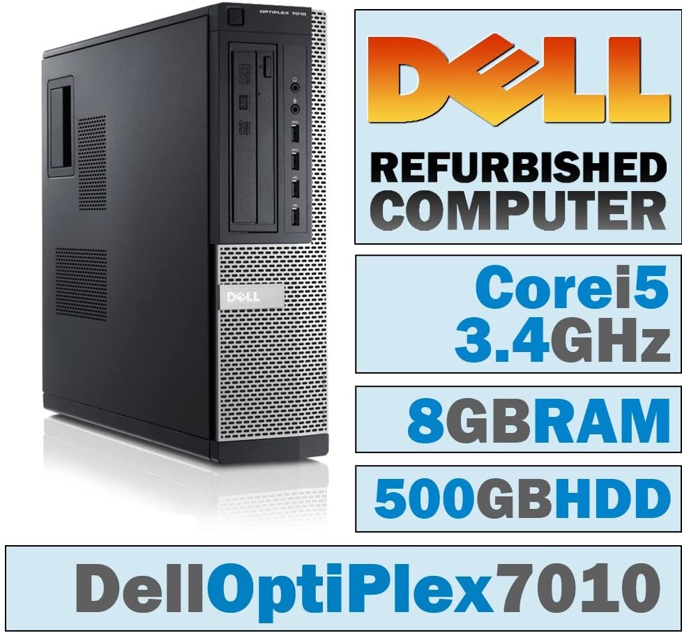 Dell OptiPlex 7010 DT/Core i5-3570 Quad @ 3.4 GHz/8GB DDR3/500GB HDD/DVD-RW/Windows 10 PRO 64 BIT chính hãng