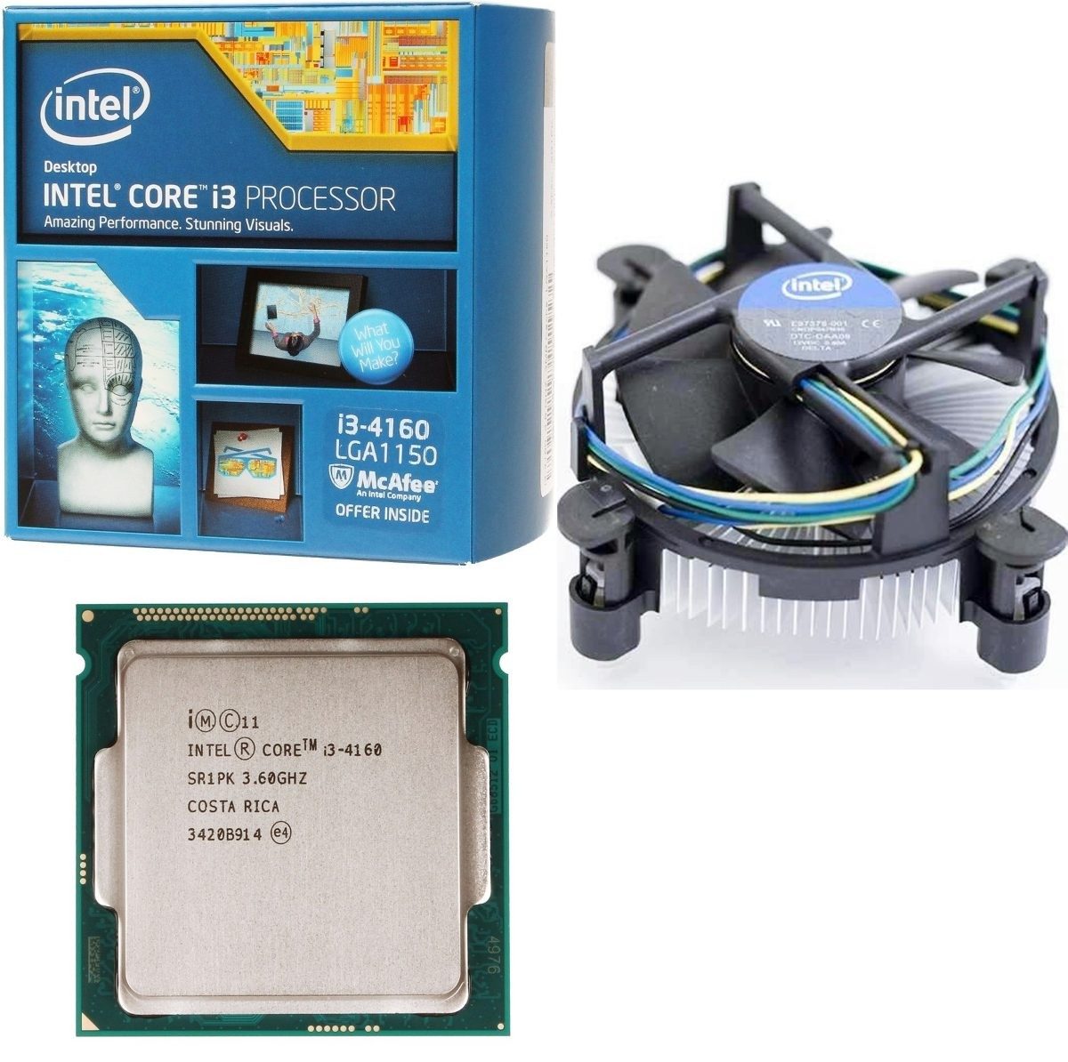 Intel Core i3-4160 3M Cache 3.6 GHz socket 1150 chính hãng