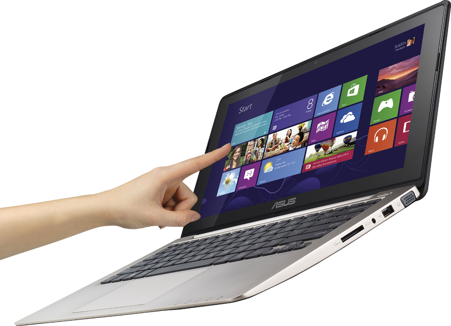 Laptop Asus VivoBook X200E-CT142H - Intel Core i3-3217U 1.8GHz, 4GB RAM, 500G HDD, Intel HD Graphics 4000, 11.6 inch, cảm ứng