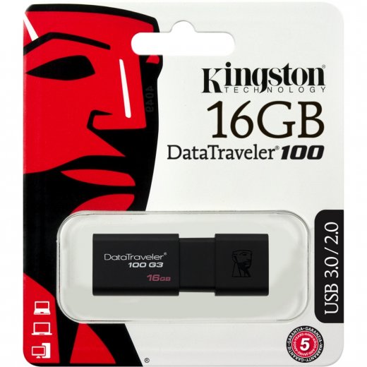 USB 16GB Kington DataTraveler 100 G3 (DT100G3/16GB)