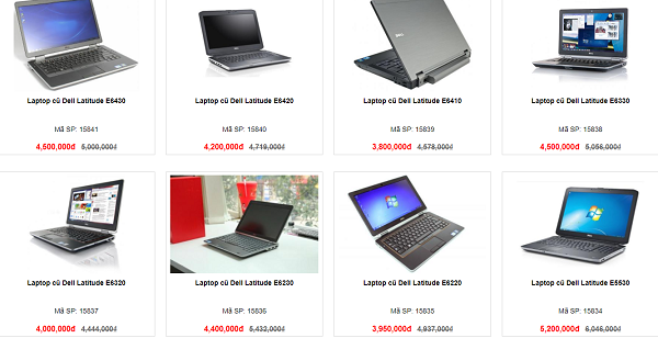 bảng giá thu mua laptop giá cao