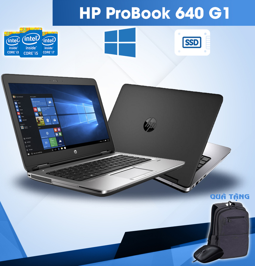 Laptop HP Probook 640 G1 ( Core I5 4300M – Ram 4G – HDD 500G – 14″ – HD) Giá Cực Kì Ưu Đãi Đây