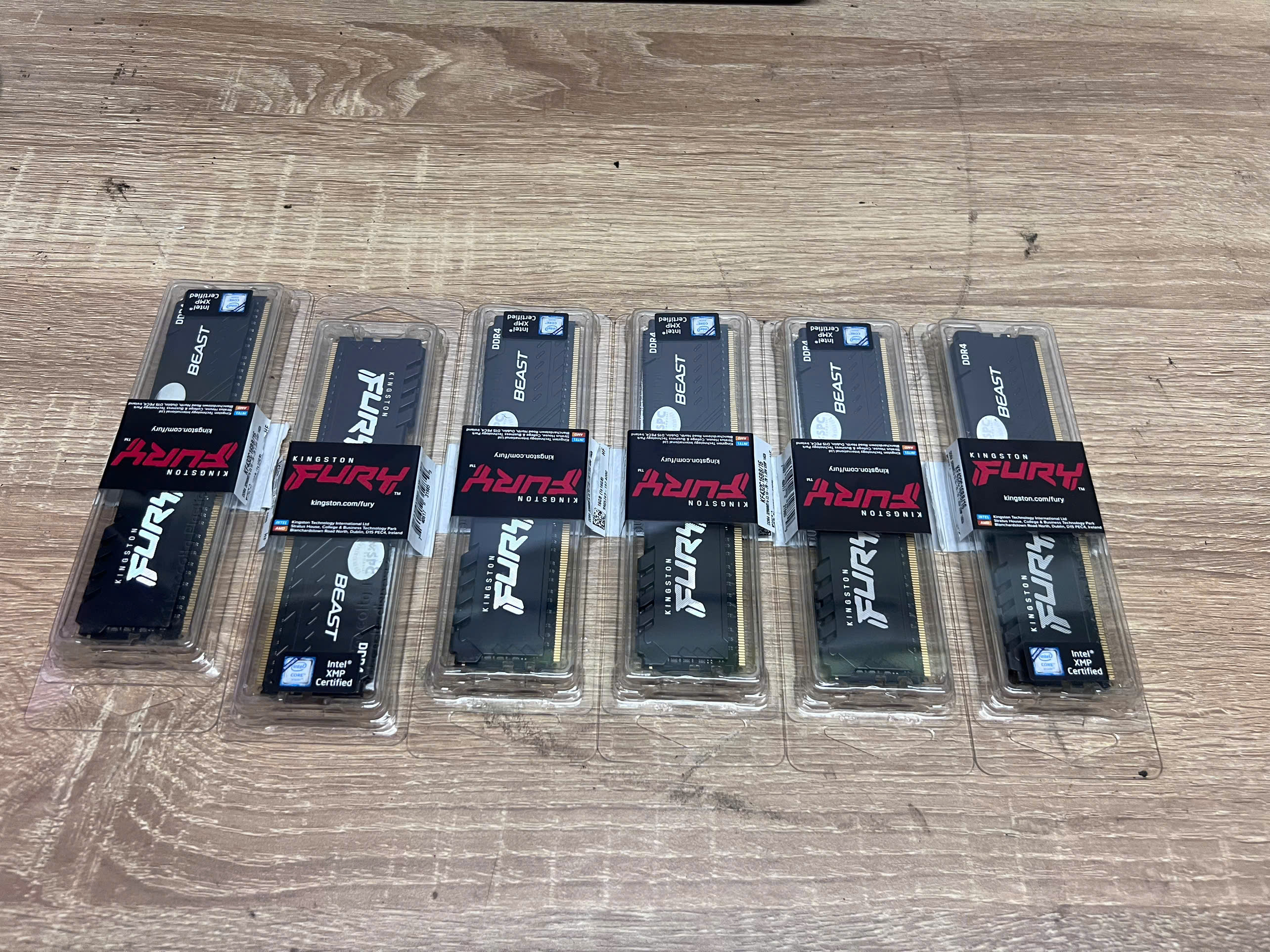 Ram Kingston Fury Beast Black 16GB 2x8GB Bus 3200 CL16 | Chính hãng