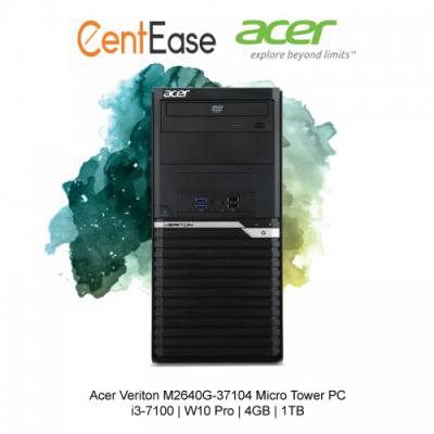 Acer Veriton M2640G-37104 Micro Tower PC - i3-7100| 8GB| 1TB