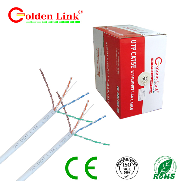 Dây cáp mạng Golden Link - 4 pair (UTP Cat 5e) 100m màu trắng
