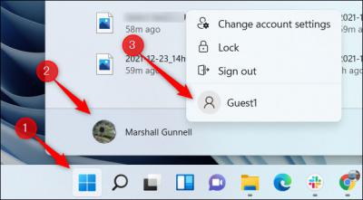 Hướng dẫn đổi tài khoản người dùng trên Windows 11