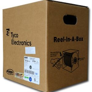 Cáp mạng AMP, U/UTP Cat 6 Cable, 4-Pairs, 23AWG, CM, Blue