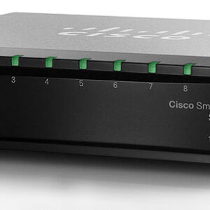 Cisco SD208 Desktop Switch, 8 Port 10/100 Mbps (SD208T)