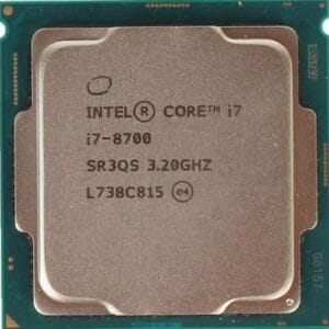 Cpu core i7 8700