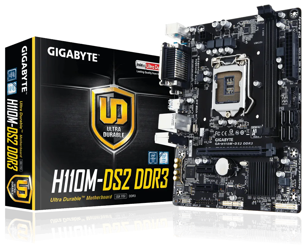 Main Gigabyte GA-H110M-DS2-DDR3, Socket 1151(GA-H110M-DS2-DDR3)