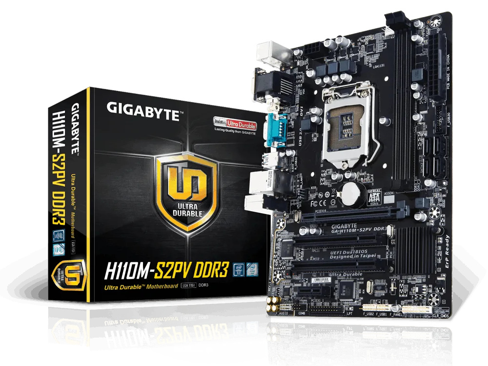 Main Gigabyte GA-H110M-S2PV-DDR3, Socket 1151 (GA-H110M-S2PV-DDR3)