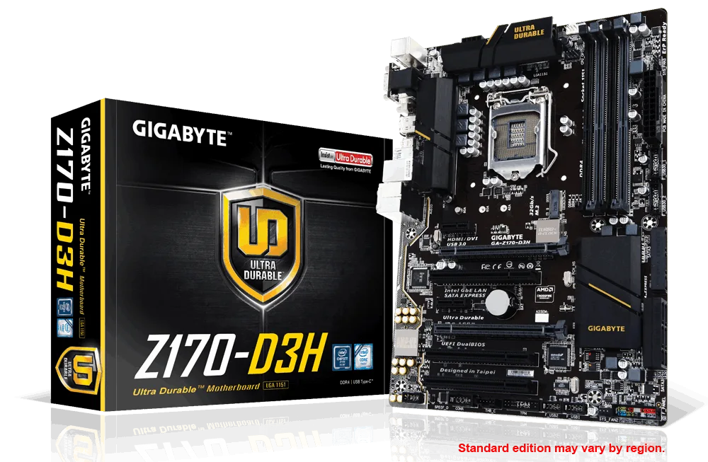 Main Gigabyte GA-Z170-D3H, Socket 1151 (GA-Z170-D3H)