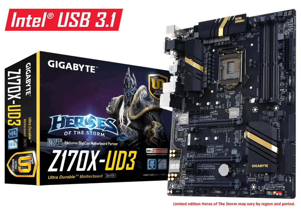Main Gigabyte GA-Z170X-UD3, Socket 1511 (GA-Z170X-UD3)