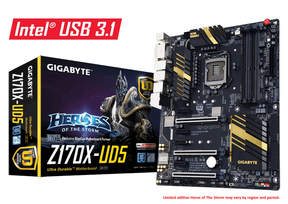 Main Gigabyte GA-Z170X-UD5, Socket 1151 (GA-Z170X-UD5)