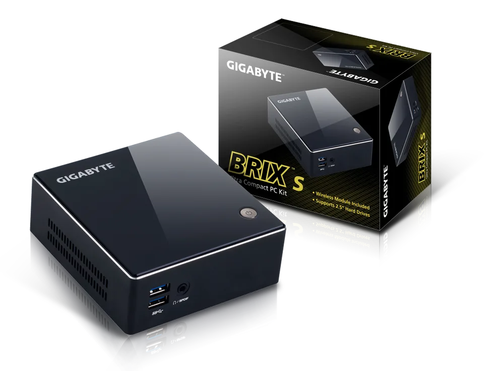 Máy bộ nhỏ gọn chưa SSD và Ram Gigabyte GB-BXi3H-4010, Core i3 4010U,