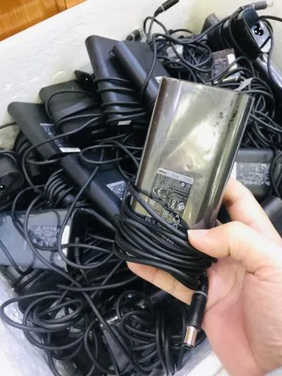 Sạc DELL OVAL 90W hàng zin bóc máy - Chân Kim To Chính Hãng 19.5V 4.62A - Tặng kèm dây nguồn xịn