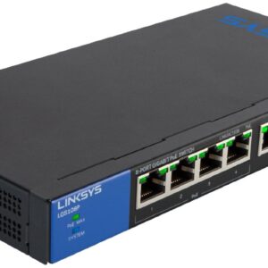 Switch Linksys LGS108P, 8-Port Desktop Business Gigabit PoE (LGS108P)