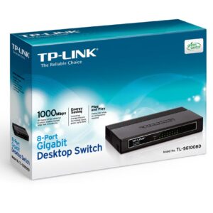 Switch TP-Link TL-SG1008D, Loại để bàn 8 cổng tốc độ Gigabit
