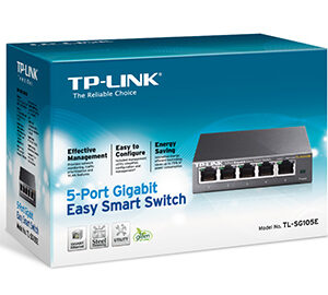Switch TP-Link TL-SG105E, 5-Port Gigabit Easy Smart Switch