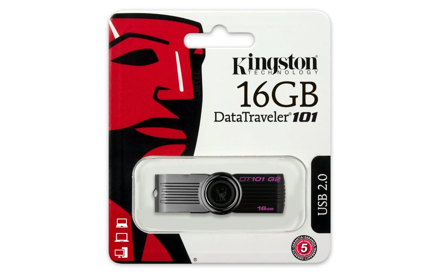 USB 16GB Kingston DataTraveler 101 Generation 2 (DT101G2/16GB)