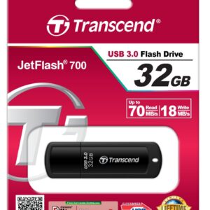 USB 32GB Transcend JetFlash 700 USB 3.0 Flash Drive (TS32GJF700)