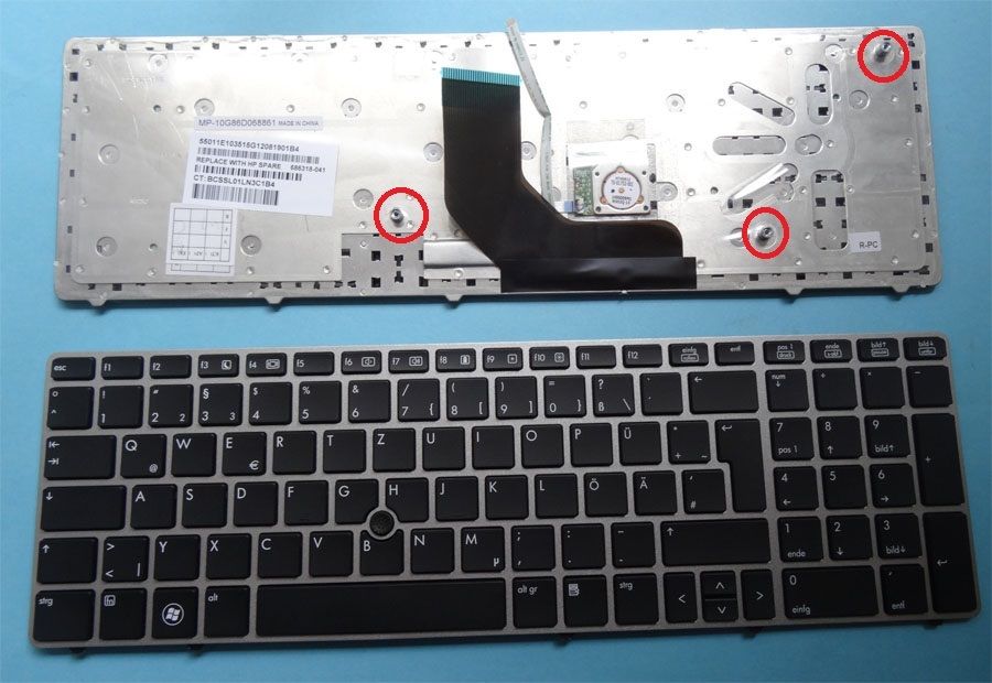 Bàn phím laptop HP ProBook 6560b 6565b 6570b 6575b, Elitebook 8560p 8570p – 8560P (CHUỘT)