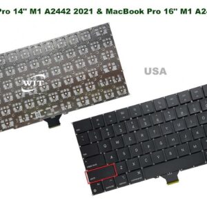 Bàn phím Macbook Pro 14” M1 A2442 (2021) EMC 3650, Pro 14” M2 A2779 (2023) EMC 8102, Pro 14” M3 A2918 (2023) EMC 8304, Pro 14” M3 A2992 (2023) EMC 8407, Pro 14” M4 A3112 (2024) EMC 8623, Pro 16” M1 A2485 (2021) EMC 3651, Macbook Pro 16” M2 A2780 (2023) EMC 8103, Pro 16” M3 A2991 (2023) EMC 8408