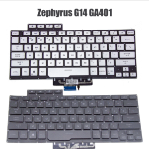 Bàn phím laptop Asus ROG Zephyrus G14, G14 GA401 GA401Q GA401I GA401Q GA401U (BẠC, CÓ ĐÈN)