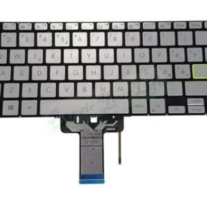 Bàn phím laptop Asus Flip 14 TM420 TM420UA TM420IA BẠC (ENTER VIỀN VÀNG) *KO NÚT NGUỒN*