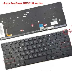 Bàn phím laptop Asus Zenbook 13 UX331 UX331U UX331UA UX331UN, Asus Zenbook 13 UX331F UX331FA (CÓ ĐÈN, BH 6TH)