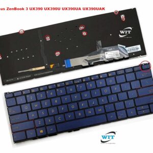 Bàn phím laptop Asus Zenbook UX390 UX390U UX390UA ĐEN (CÓ ĐÈN)