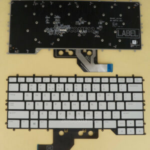 Bàn phím laptop Dell Alienware M15 R3, Alienware M15 R4, Dell Gaming G7 15 7500, Gaming G7-7500 (2020) BẠC (LED ARGB, BH 6TH) *SOCKET CÀI*