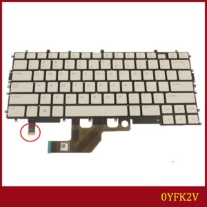 Bàn phím laptop Dell Alienware M15 R3, Alienware M15 R4, Dell Gaming G7 15 7500, Gaming G7-7500 (2020) BẠC (LED THƯỜNG, BH 6TH) *CÁP LED DẸP*