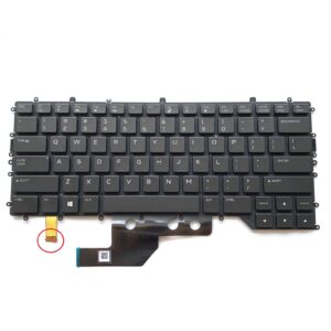 Bàn phím laptop Dell Alienware M15 R3, Alienware M15 R4, Dell Gaming G7 15 7500, Gaming G7-7500 (2020) ĐEN (LED THƯỜNG, BH 6TH) *CÁP LED DẸP*