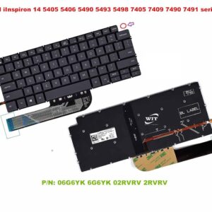 Bàn phím laptop Dell Vostro 5390 5391 5490 5491 5493 5498 7390 7391 7490 7491, Latitude 3301 3311 3410, Vostro 3400 (Gen 11) ĐEN (CÓ ĐÈN)