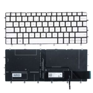 Bàn phím laptop Dell XPS 13 7390 9305 9370 9380, XPS 7390, XPS 9305, XPS 13 9370, 13 9380 BẠC (CÓ ĐÈN)