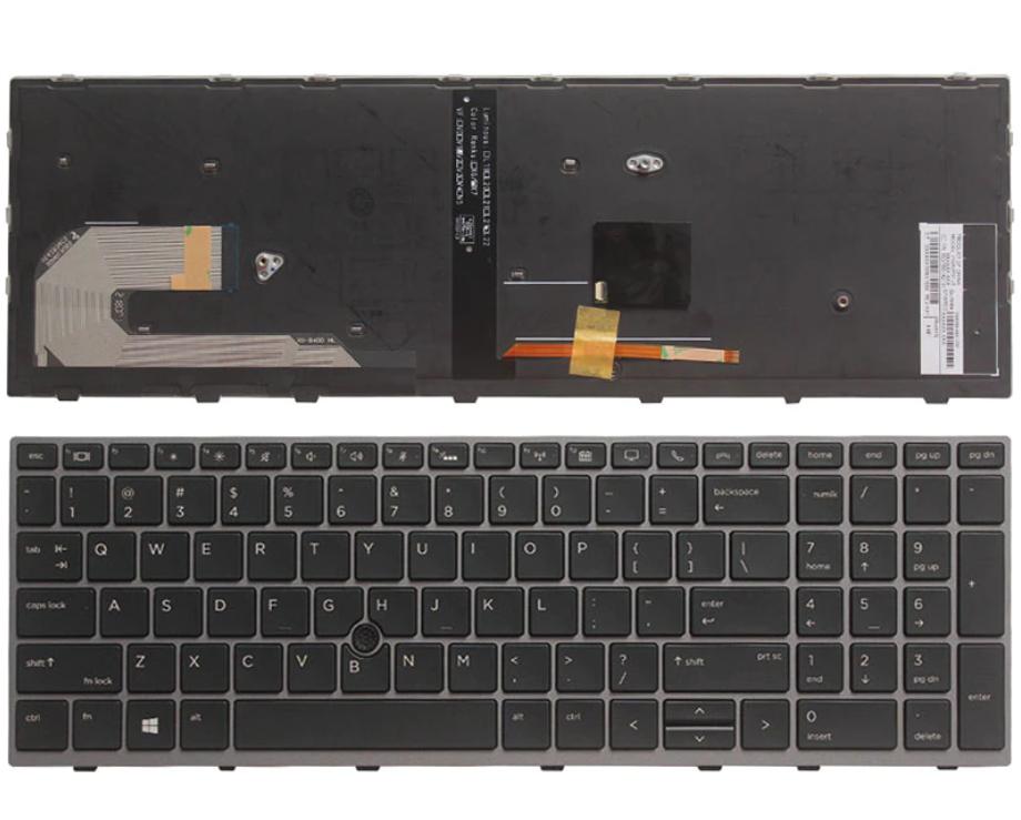 Bàn phím laptop HP Elitebook 850 G5 855 G5, 850 G6, 750 G5, 755 G5, HP Zbook 15u G5 (CÓ ĐÈN)