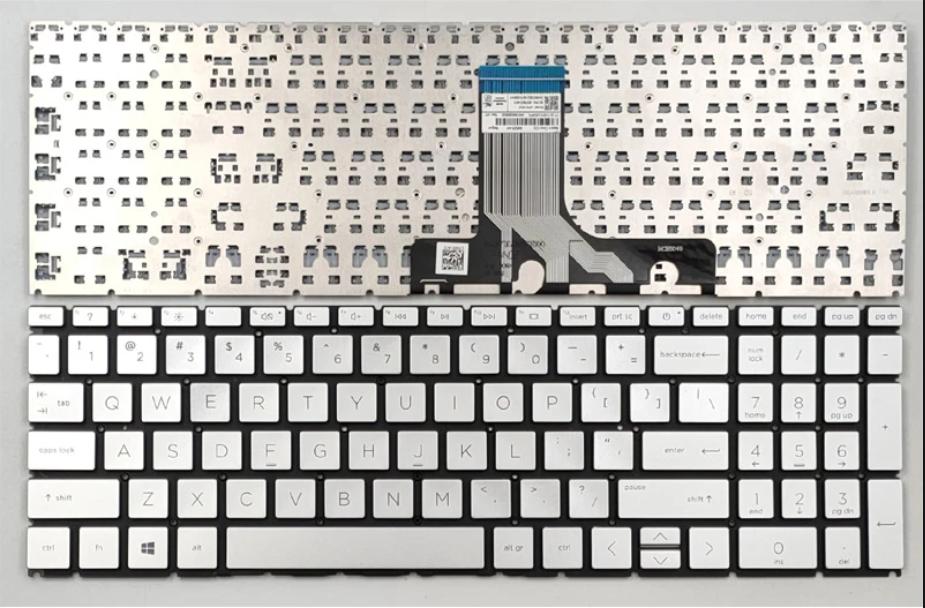 Bàn phím laptop Hp Pavilion 15-eg000, 15-eh000, 15-er000, 15t-er000 BẠC (NÚT NGUỒN KẾ F12)