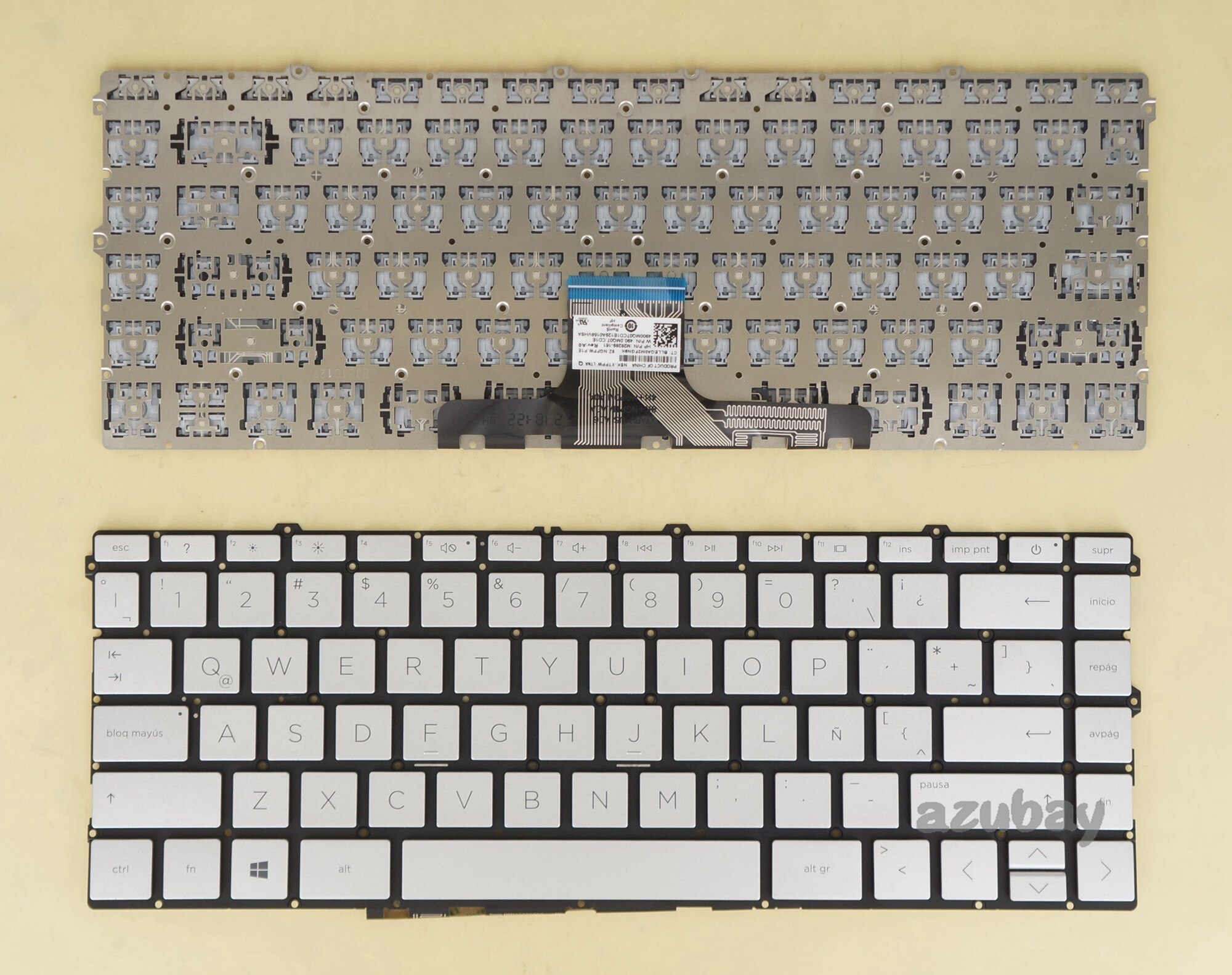 Bàn phím laptop Hp Pavilion X360 14-dw, 14-dw0013dx 14-dw0023dx, 14-dw0097nr, 14-dw1010wm, 14-dw1013dx, 14-dw1023dx, 14-dw1024nr, 14-dw1098nr BẠC (ZIN) (BH 6TH)