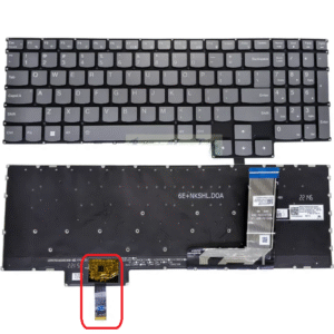 Bàn phím laptop Lenovo IdeaPad Gaming 3 15IAH7, IdeaPad Gaming 3 15ARH7, IdeaPad Gaming 3 16ARH7, IdeaPad Gaming 3 16IAH7 (LED RGB, BH 6TH) *CÁP LED TO 16 CHÂN*