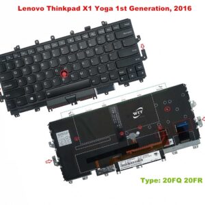Bàn phím laptop Lenovo Thinkpad X1 Yoga Gen 1 (20FQ 20FR) (2016) (CORE I THẾ HỆ 6) (BH 6TH)
