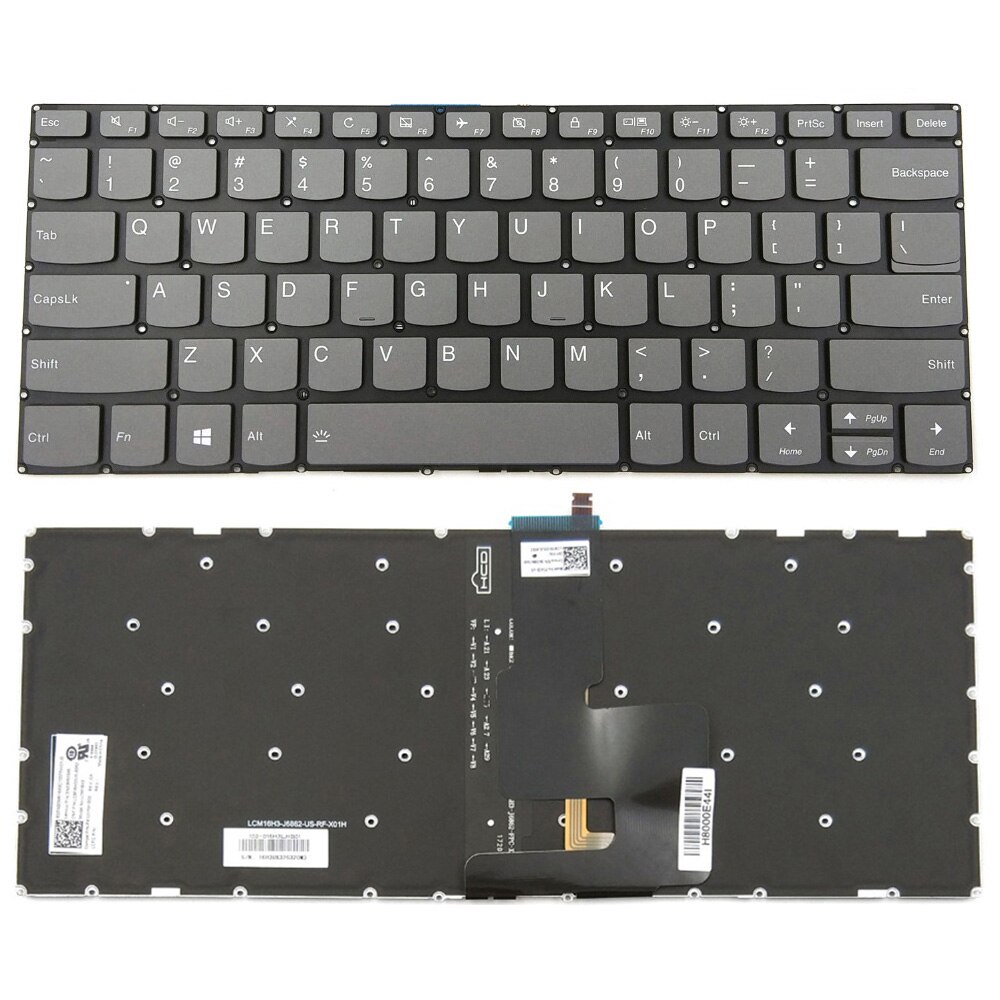 Bàn phím laptop Lenovo Yoga 520-14IKB, Ideapad V330-14ISK, V330-14IKB, V130-14IKB, V330-14ARR, 330S-14AST, 330S-14IKB, S340-14API, S340-14IWK, S340-14IWL (ZIN, KHÔNG NÚT NGUỒN)