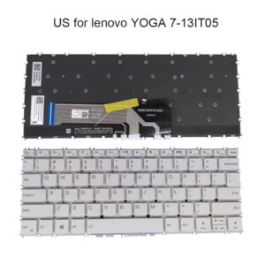 Bàn phím laptop Lenovo Yoga Slim 7 13ACN5, Yoga Slim 7 13ITL5, Yoga Slim 7 13ITL5, Yoga Slim 7 13ACN5 TRẮNG (LED, BH 6TH)