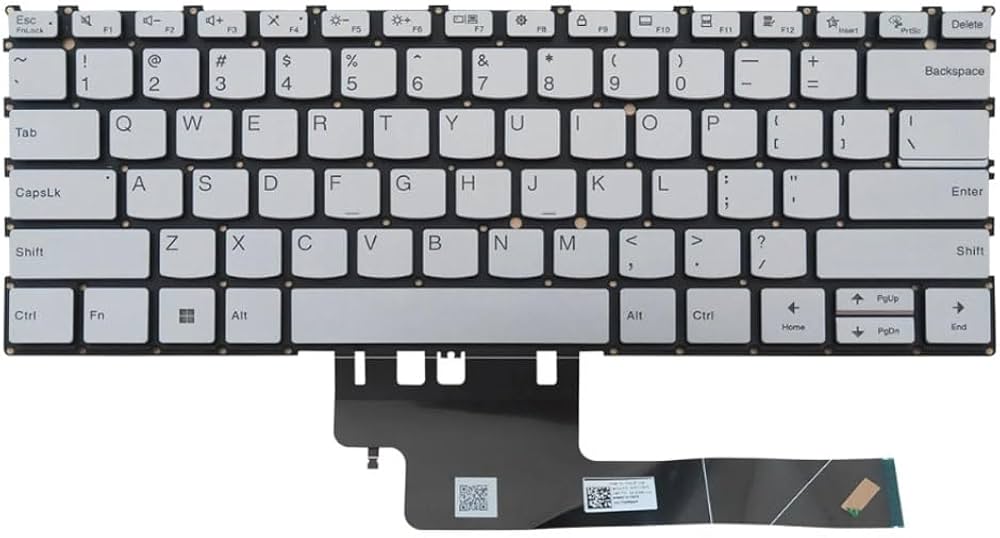 Bàn phím laptop Lenovo Yoga Slim 7 Carbon 13IAP7 82U9 – màu trắng, có đèn nền, layout US, bảo hành 6 tháng