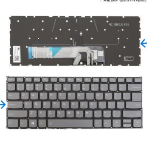 Bàn phím laptop Lenovo Yoga 530-14ARR, 530-14IKB, 730-13IKB, 730-13IWL, 730-15IKB, 730-15IWL, Yoga C340-14API, C340-14IML, C340-14IWL, C640-13IML, C740-14IML, Flex 6-14ARR, Flex 6-14IKB, Ideapad 530S-14ARR, 530S-14IKB, 530S-15IKB, S530-13IML, S530-13IWL (CÓ ĐÈN)