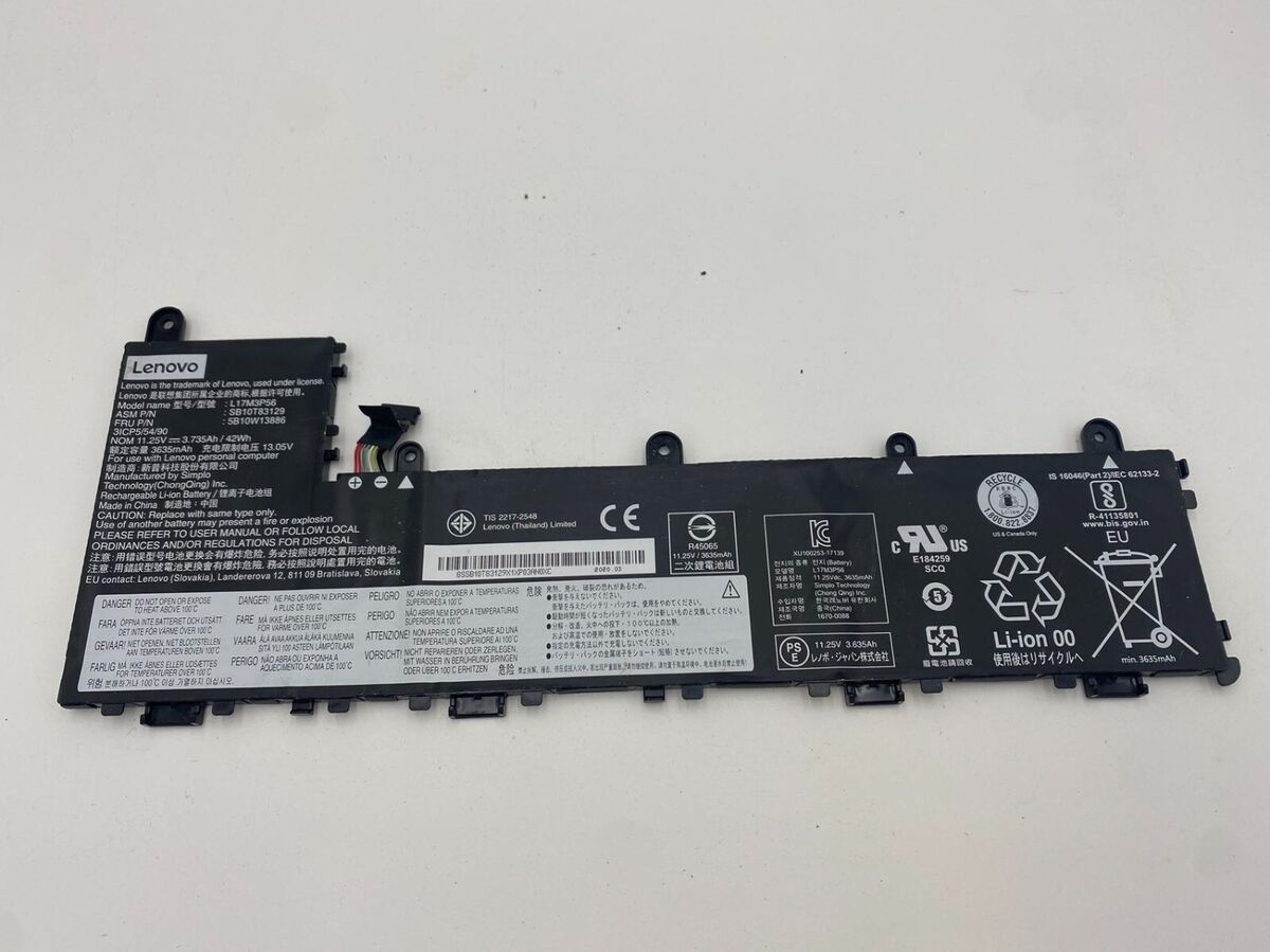 Pin laptop Lenovo Thinkpad Yoga 11e 11e-20L, 11e-20LM, 11e-20LN, 11e-20LQ, Lenovo Thinkpad Yoga 11e Gen 5 Series, L17L3P54 L17M3P56 L17L3P56 (ZIN) – 3 CELL