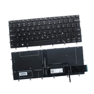Thay bàn phím laptop Dell XPS 13 7390 9305 9370 9380, XPS 7390, XPS 9305, XPS 13 9370, 13 9380 ĐEN (CÓ ĐÈN)