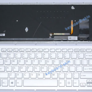 Bàn phím laptop Sony Vaio SVF15N BẠC