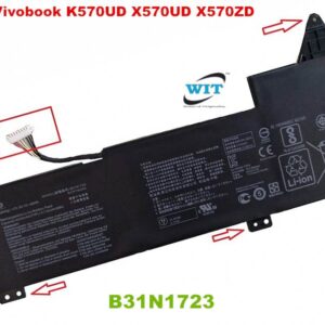Pin laptop Asus TUF F570 F570 F570ZD F570UD FX570 FX570U FX570UD, VivoBook 15 K570UD K570ZD X570UD X570ZD, B31N1723 (ZIN) – 3 CELL